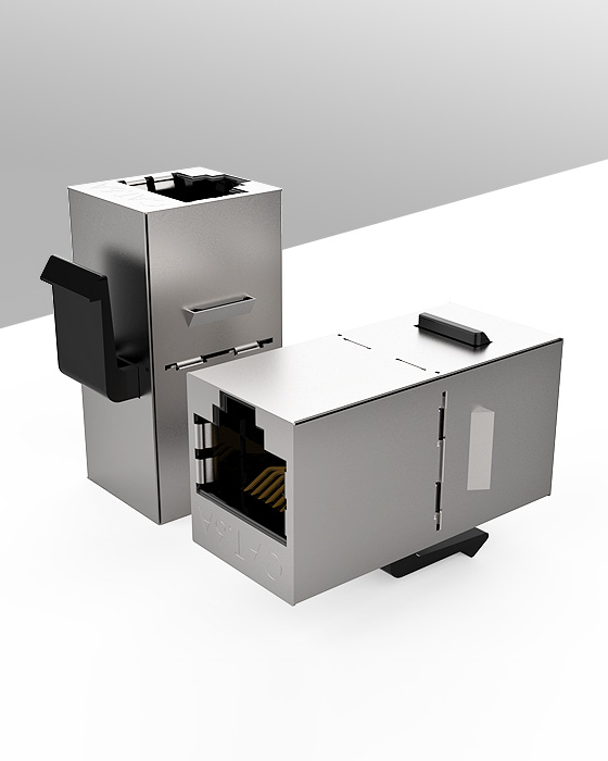 Shielded RJ45 Keystone Coupler