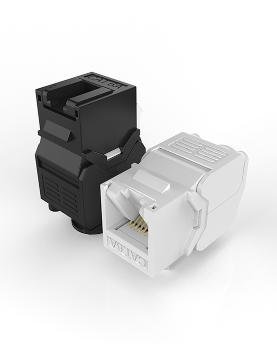 CAT6A Tool-less Keystone Jack