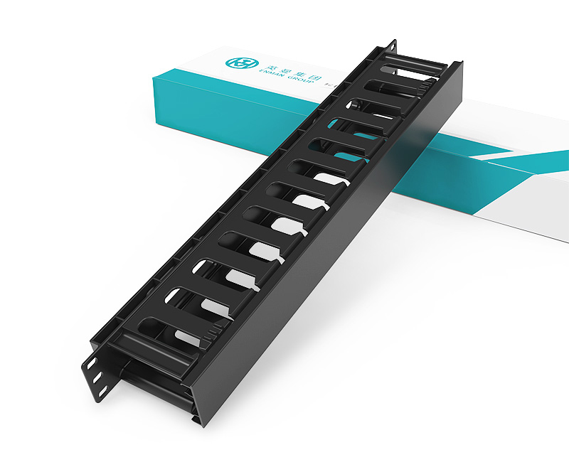 Enmane-1U 24 Ports  Engineering grade plastic cable management