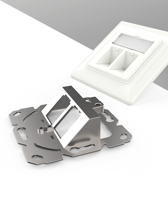80 Type Network RJ45 Faceplate