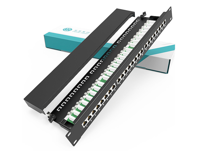 1U24口全包圍款網絡配線架有何不一樣特點?