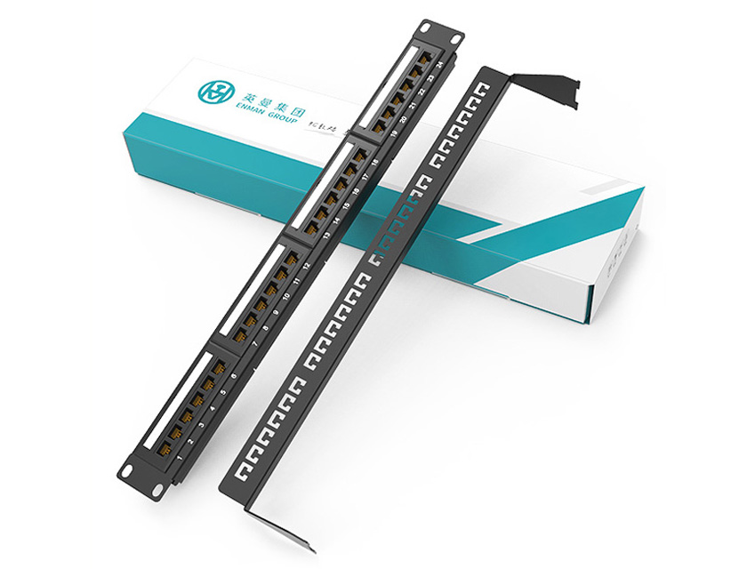 詳細(xì)介紹：24口90°-防塵網(wǎng)絡(luò)配線架