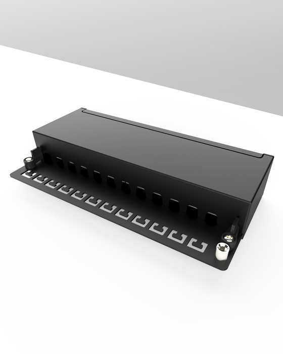 1U12口-防塵網(wǎng)絡(luò)配線架