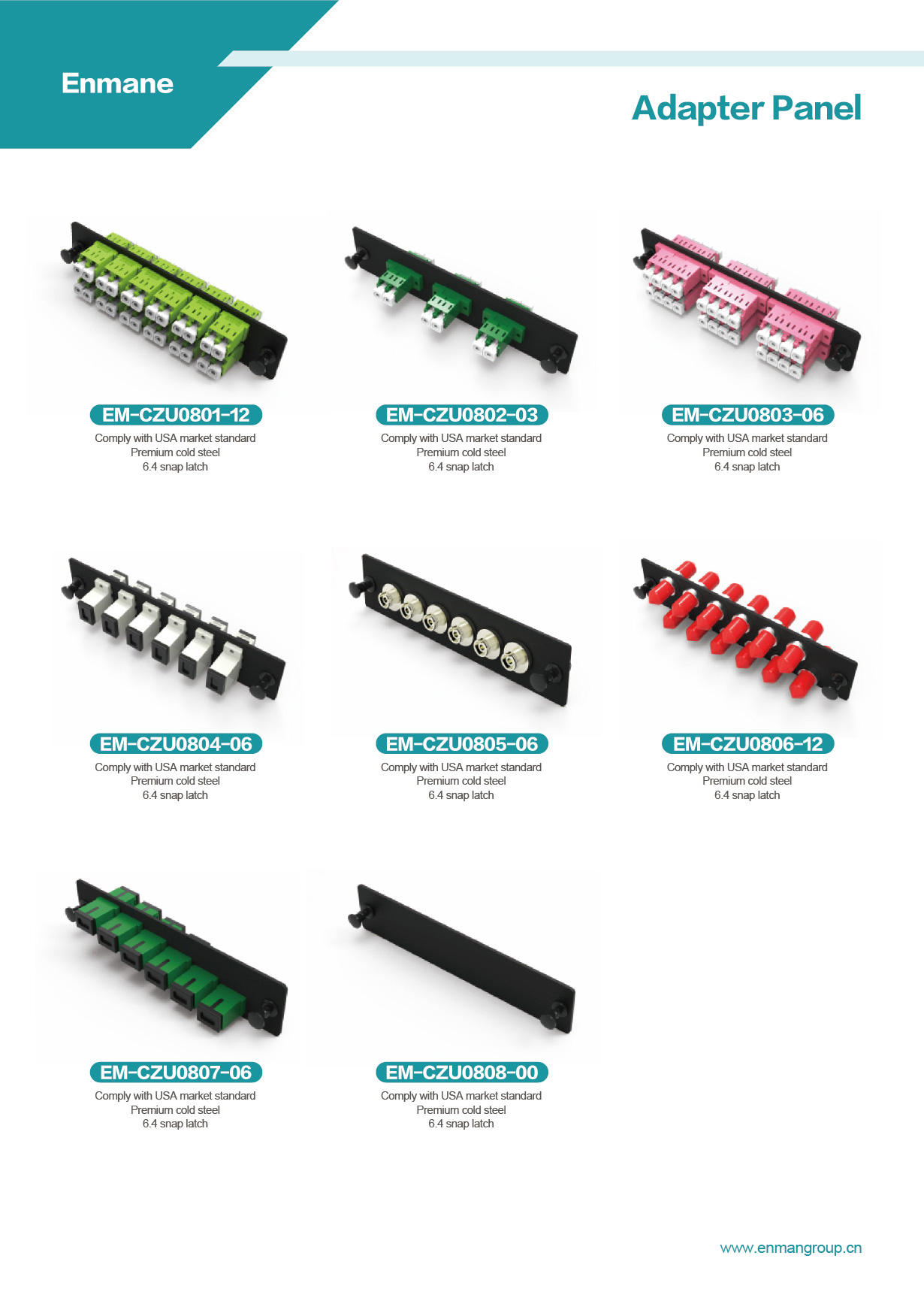 Fiber Optic Adapter Panel