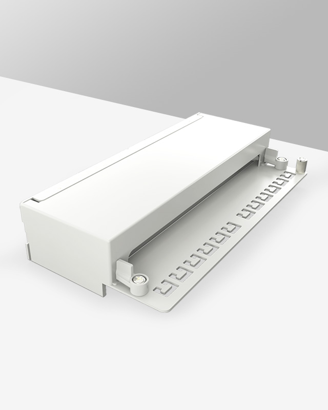 1U12口屏蔽網絡空配架
