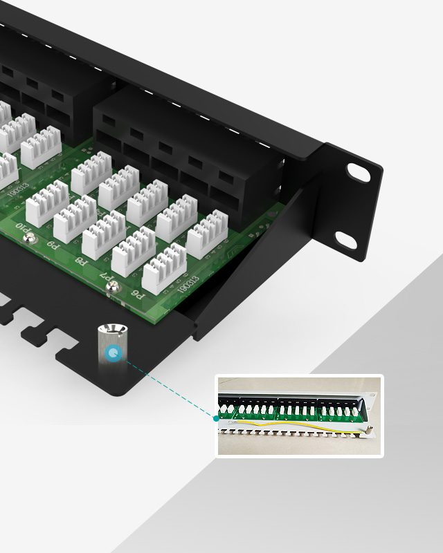 1U50口電話語音配線架 